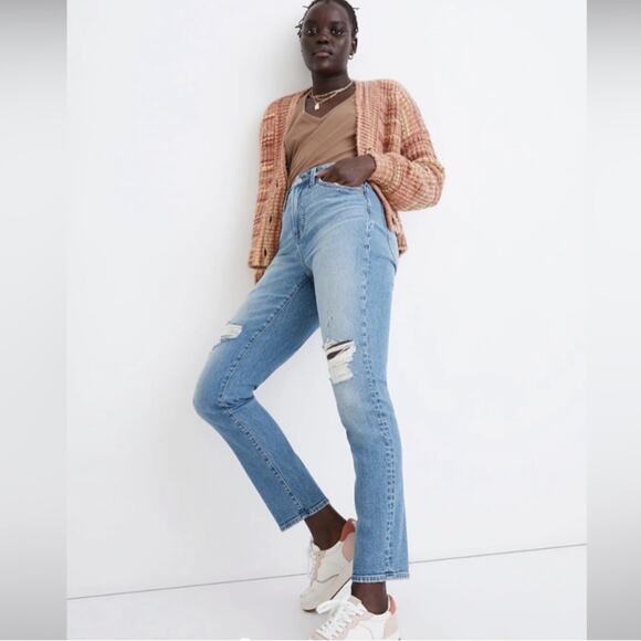 Madewell The Curvy Perfect Vintage Jean in Denman
Wash: Ripped Edition NC352 28 - Picture 1 of 15